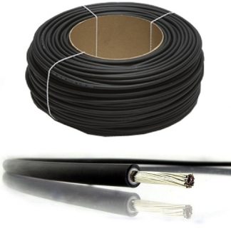 4mm2 single-core DC cable 50m - Black