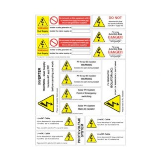 Warning Labels-AC and DC